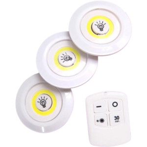 Luminaria Led Kit C/3luminarias Led S/fio-127240-23865