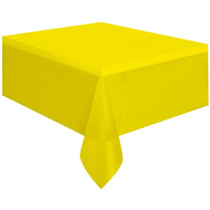 Toalha Plastica 78x78cm Amarela-125695-69674