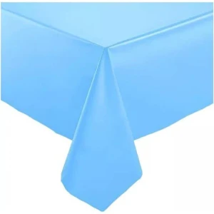 Toalha Plastica 78x78cm Azul Claro