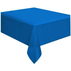 Toalha Plastica 78x78cm Azul Escuro