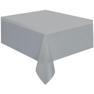 Toalha Plastica 78x78cm Prata-125699-47143