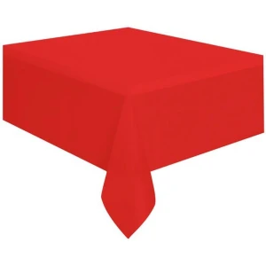Toalha Plastica 78x78cm Vermelha