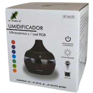 Umidificador Ultrassonico Led 300ml-127233-50689