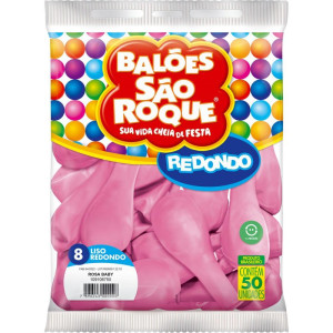 Balao 8 Liso Rosa Baby-125787-14210