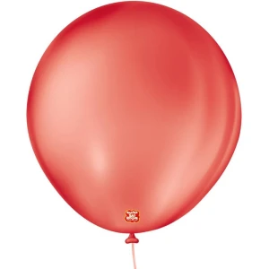 Balao 8 Liso Vermelho Quente