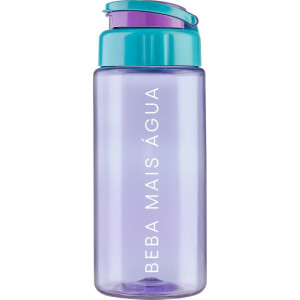 Garrafa Plastica Atenas 500ml Azul C/medidor