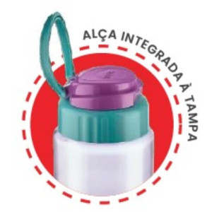 Garrafa Plastica Atenas 500ml Rosa C/medidor-125823-61942