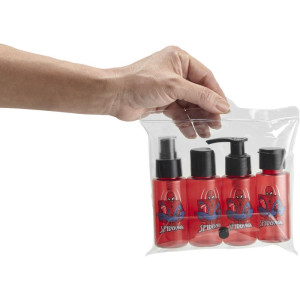 Organizador Spider Man Kit Viagem 4pcs 60m-125821-35320