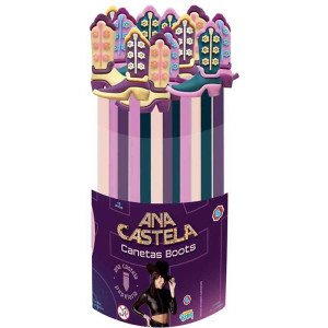 Caneta Gel Ana Castela C/bota (s)