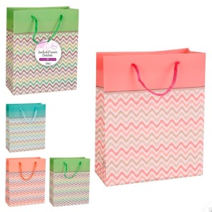 Sacola Presente 18x23x8cm Ondulada Cx:240