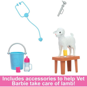 Barbie Profissoes Veterinaria C/acessorios-127144-69584