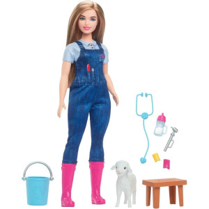 Barbie Profissoes Veterinaria C/acessorios