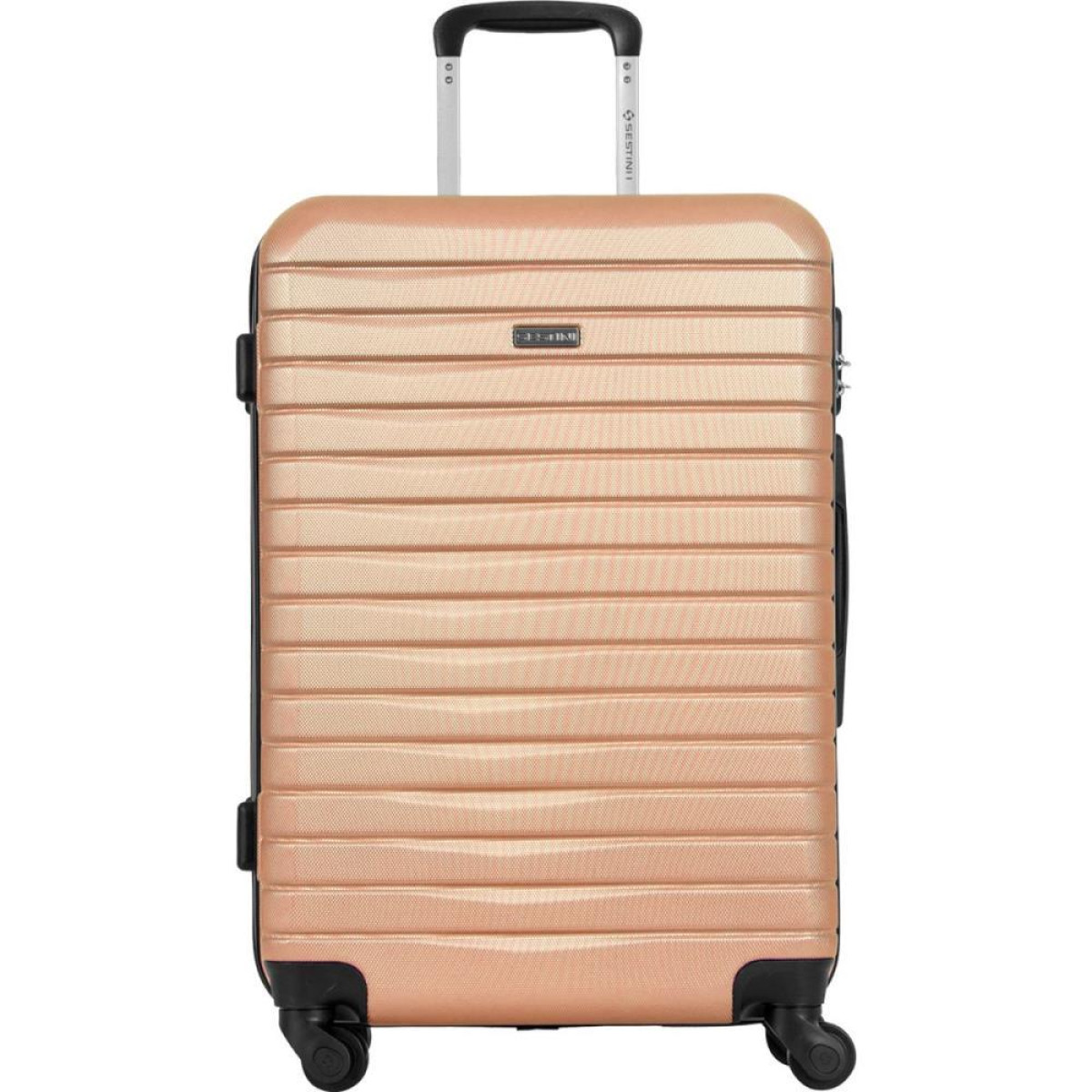 Mala De Viagem Deluxe 24 M Dourada 360