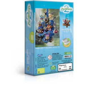 Quebra-cabeca Cartonado Zootopia 2 200 Pecas-128320-92595