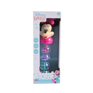 Primeira Infância Chocalho Minnie Colorido E Divertido 32 Cm - Caixa Aberta