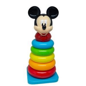Educativo Pirâmide De Argolas Mickey 30 Cm - Caixa Aberta