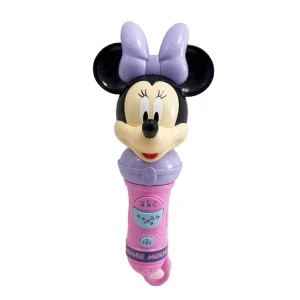 Musical Microfone Minnie Canta E Grava 27 Cm - Caixa Aberta