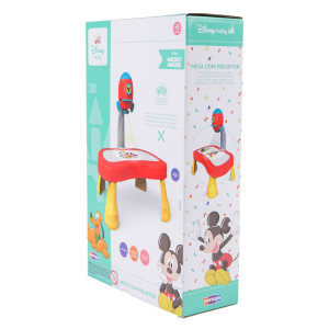 Educativo Mesa Projetora Com Canetas E Disco De Imagens 30 Cm - Caixa Adesivada