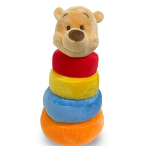 Primeira Infância Torre Macia De Empilhar Pooh 28 Cm - Saco