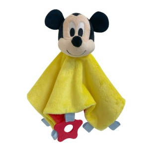 Primeira Infância Naninha Com Mordedor Mickey 10 Cm - Solapa