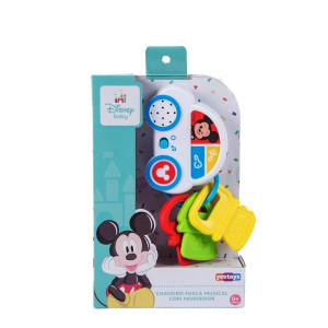 Musical Chaveiro Fusca Com Mordedor E Música Suave 8 Cm - Solapa