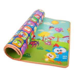 Primeira Infância Tapete Dupla Face Emborrachado Galinha Pintadinha Antiderrapante 1 Cm - Caixa A...