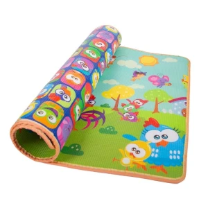 Primeira Infância Tapete Dupla Face Emborrachado Galinha Pintadinha Antiderrapante 1 Cm - Caixa A...