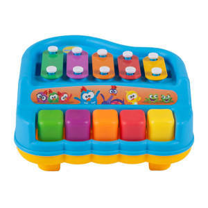Musical Piano Xilofone Galinha Pintadinha Sensorial 18 Cm - Caixa Adesivada