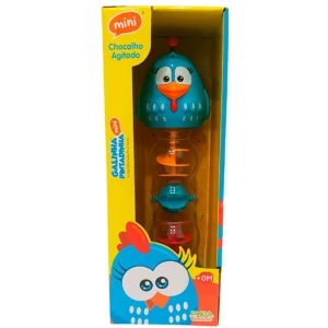 Primeira Infância Chocalho Agitado Galinha Pintadinha Sensorial 7 Cm - Caixa Adesivada