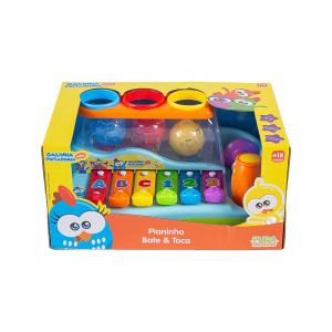 Pianinho Bate E Toque Galinha Pintadinha Yestoys Infantil Musical-20224-113-26155