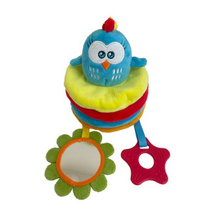 Primeira Infância Estica E Treme Com Mordedor Galinha Pintadinha Atóxico 32 Cm - Caixa Com Visor