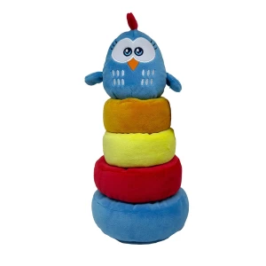 Primeira Infância Torre Macia Galinha Pintadinha Estimula Coordenação Motora 30 Cm - Solapa