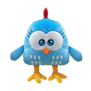 Pelúcia Almofada Da Popó Galinha Pintadinha Oficial Macia 42 Cm - Display