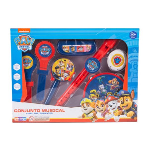 Musical Conjunto Patrulha Canina Estimula A Criatividade E Coordenação Motora 29 Cm - Caixa Com V...