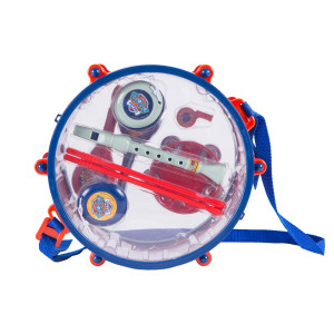 Musical Kit Bumbo Completo Patrulha Canina Sensorial 29 Cm - Caixa Aberta