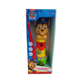 Banho E Higiene Copinhos De Empilhar Patrulha Canina 44 Cm - Caixa Aberta