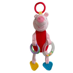 Primeira Infância Boneco De Atividades Peppa Pig Mordedor Sensorial 36 Cm - Cartela