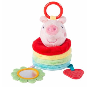 Primeira Infância Estica E Treme Com Mordedor Sensorial Peppa Pig 32 Cm - Cartela