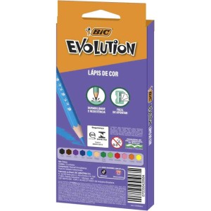 Lapis De Cor Sextavado Evolution 12 Cores-076794-88689