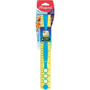 Regua De Poliestireno Kidy Learn 30cm 12pol.