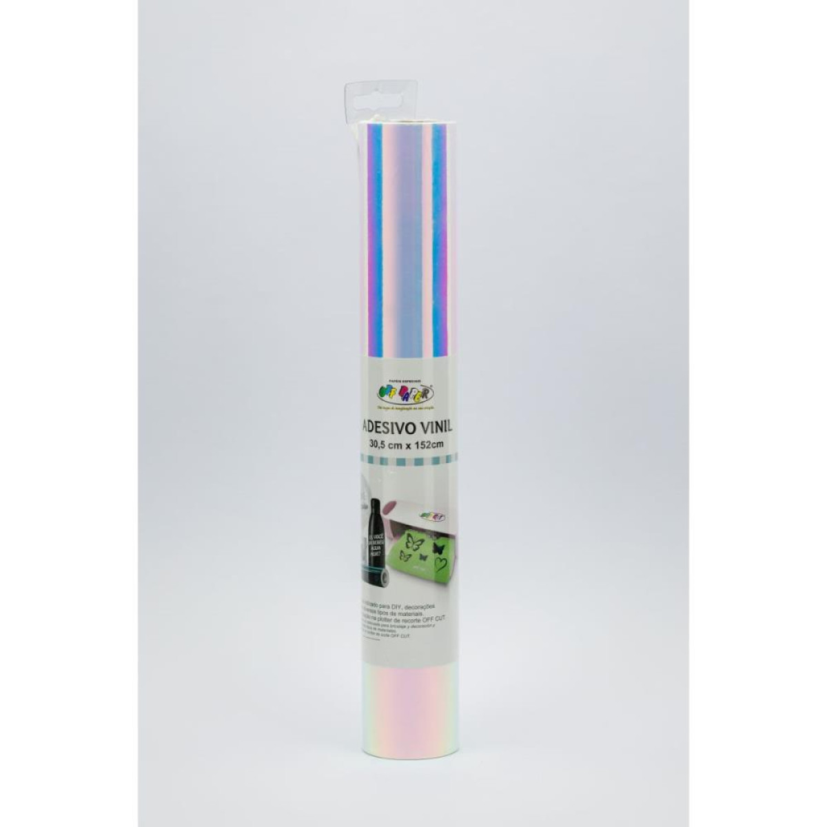 Papel Fotografico Inkjet A4 Vinil Adesivo Holog. Unicor