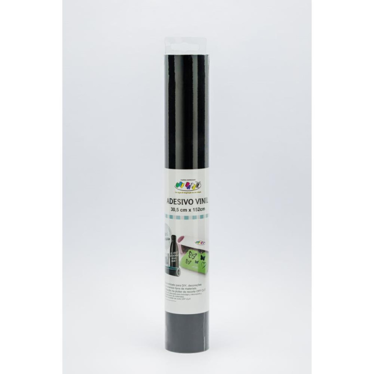 Papel Fotografico Inkjet A4 Vinil Adesivo Pto 30,5x152c