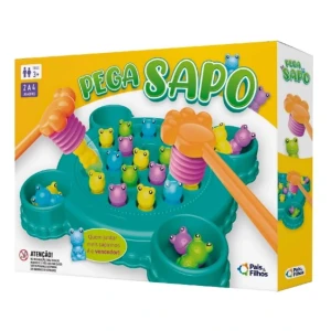 Jogo Pega Sapo 5 Cm - Caixa Litografada