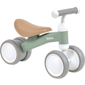 Bicicleta Infantil Equilibrio C/4 Rodas Verde