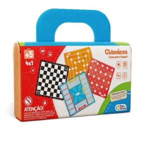 Jogo Clássicos 4 Em 1 13 Cm - Caixa Litografada