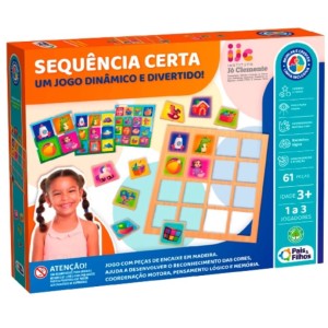 Educativo Sequencia Certa 24 Cm - Caixa Litografada