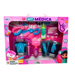 Faz De Conta Kit Medica 59 Cm - Caixa Litografada