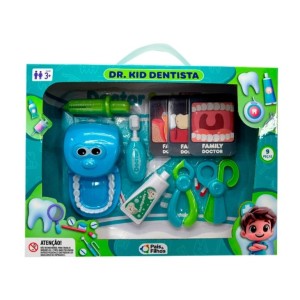 Faz De Conta Dr. Kid Dentista 89 Cm - Caixa Litografada