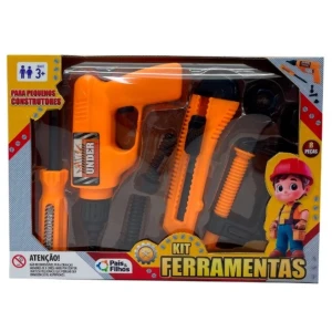 Faz De Conta Kit Ferramentas 59 Cm - Caixa Litografada
