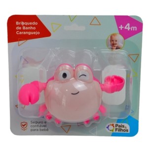 Brinquedo De Banho Caranguejo - Rosa